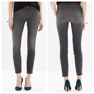 Madewell 26 Gray Skinny‎ Skinny Jeans Boulder Wash